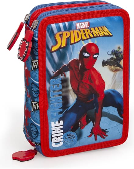 Marvel Spiderman gevulde jongens pennenetui