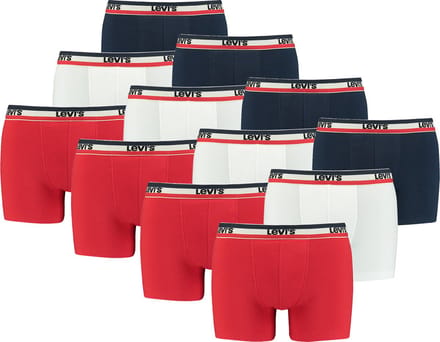 BOXERS 12 Pack Heren Levis SPRTSWR LOGO BOXER KORT Boxershorts Ondergoed Broek