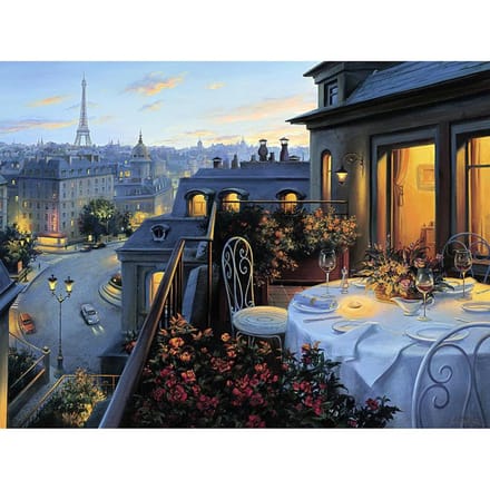 Peinture Diamant 5D DIY Broderie Table à Manger Point de Croix Strass Décoration Forage Complet 20X30CM black
