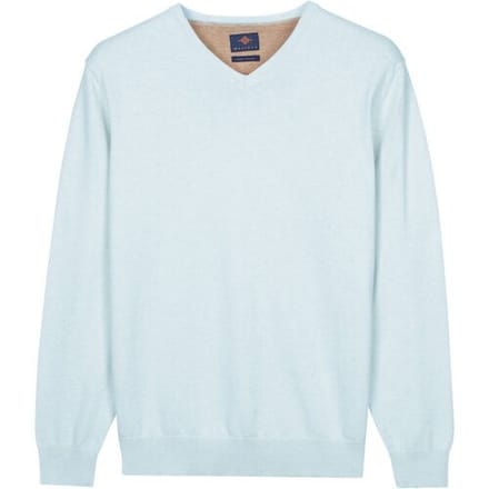 Baileys Soft Blue Lange mouw Regular Fit Pullover 618100 615
