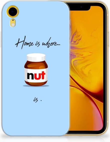 Apple iPhone Xr Siliconen Case Nut Home