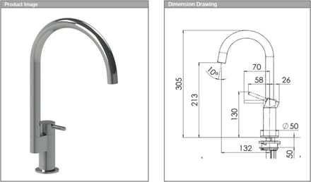 Franke FFB2980 Manhattan SS Optic Eengreeps Keuken Mengkraan Satin Nickel