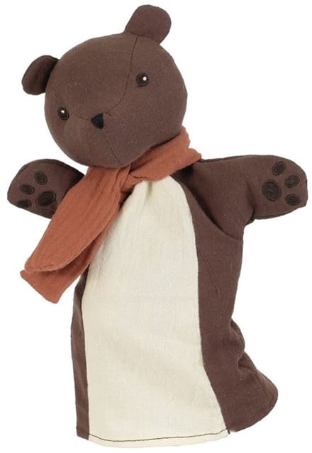 Egmont Toys handpop beer - knuffelbare handpop voor kinderen.