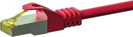 Danicom Cat7 S/FTP (PIMF) patchkabel - 5 meter rood - netwerkkabel - internetkabel - UTP kabel - RJ45 - 10000 mbit/s