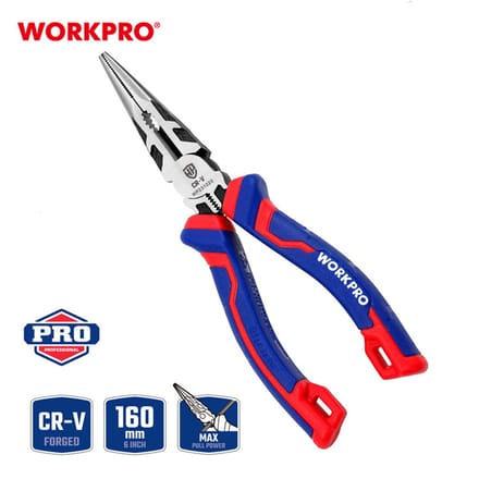 WorkPro WP231020 Langbektang Universeel Chroom-vanadium staal 160 mm