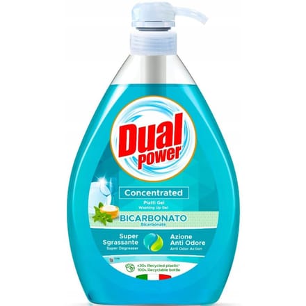 Dual Power Liquide Vaisselle Bicarbonate 1L