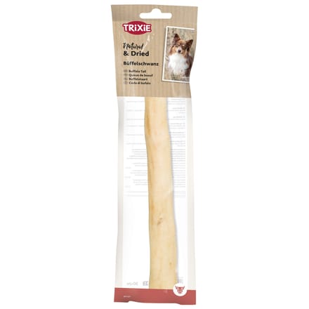 Voordeelpakket: 6 stuks Trixie Natural & Gedroogde buffelstaart 30 cm hondensnack