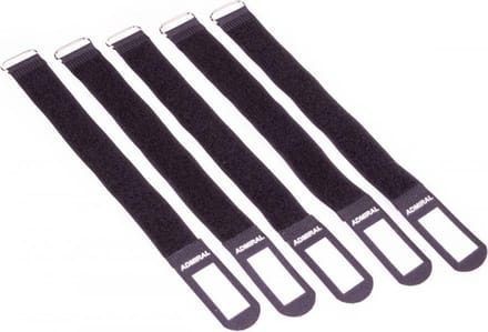 Admiral Cable Wrap 260, Set van 5 stuks, Zwart