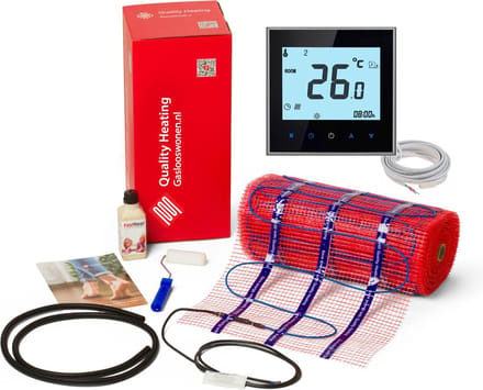 Elektrische vloerverwarming set 2,0M2 320Watt