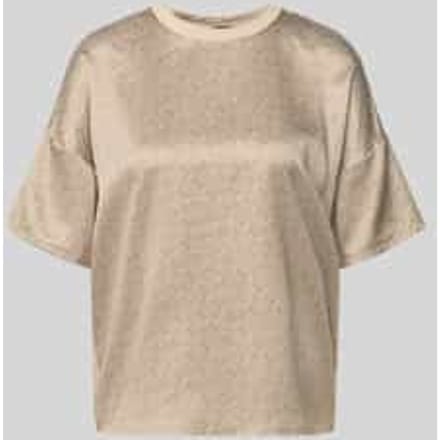 T-shirt van Mix van viscose en elastaan Model 'Tracy'