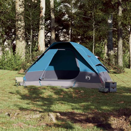 vidaXL - Koepeltent - 6-persoons - waterdicht - blauw