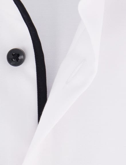 Eterna overhemd wit comfort fit effen lange mouw