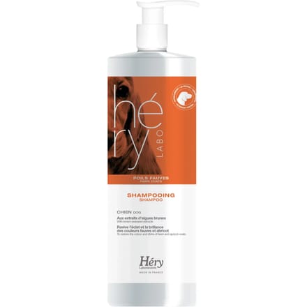 Shampoo voor honden met een tan kleurige vacht Héry