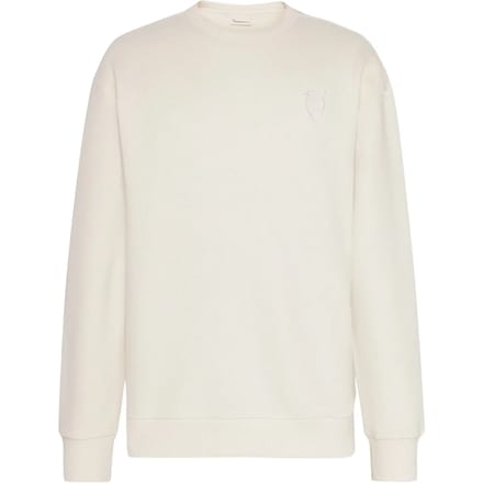 Ronde hals trui met borduursel KnowledgeCotton Apparel