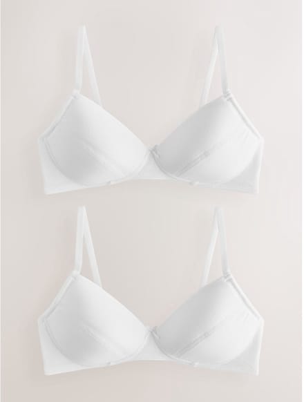 Next - Meisjes - Set van 2 sportbeha's - Wit