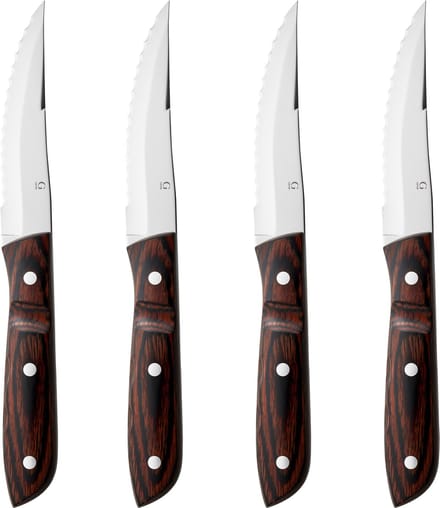 Gense Old Farmer Classic Steakmes XL 23,5 cm 4 stuks Wood/Steel