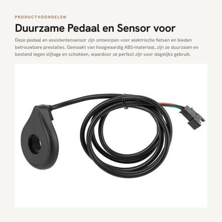 Dailygoods - Duurzame Pedaal en Sensor voor Elektrische Fiets