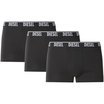 DIESEL Set van 3 heren boxers (Zwart, M)