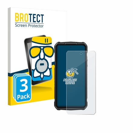 BROTECT - Screenprotector voor Ulefone Armor 29 Ultra - Folie Beschermfolie Beschermglas matte 3 Stuks