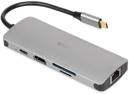 Ibox Hub Usb-Adapter Dockingstation Voor Computer/Laptop Met Rj45 Hdmi Sd Usb-Aansluiting