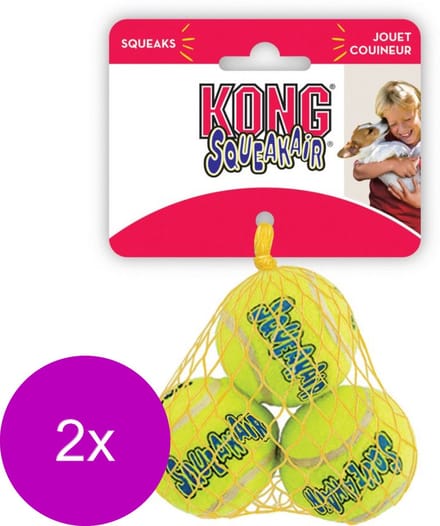 Kong air tennisbal extra small - 2 st à 3 st