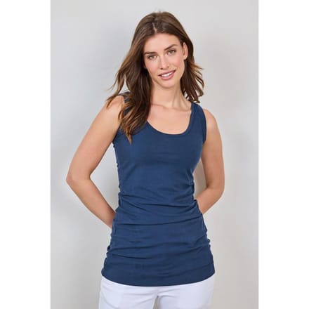 Singlet longer length Dark blue