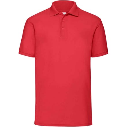 Fruit of the Loom Heren 65/35 Poloshirt (Rood)