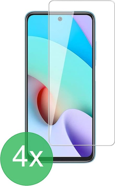 Screenprotector 4x Geschikt voor Xiaomi Redmi 10 2022 - screen protector - glas - bescherm - beschermglas - ZT Accessoires