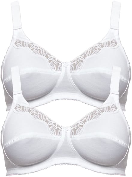 2-pack BH zonder beugel Cotton