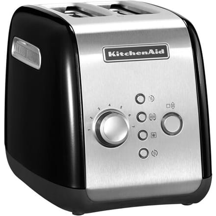 KitchenAid 5KMT221EOB broodrooster - 2 sneetjes capaciteit - extra breed sleuven - 7 tintinstellingen - zwarte afwerking