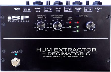 ISP Technologies Hum Extractor + Decimator G Noise Reduction System effectpedaal