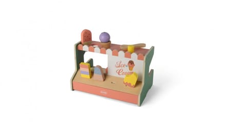 Dantoy playful wood ijskraam - 12-delig