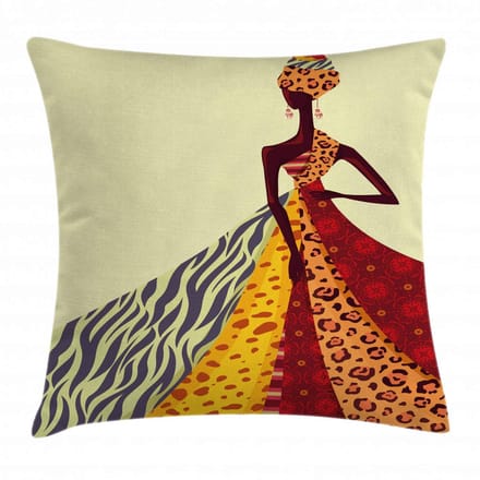 ABAKUHAUS – Moderne kussenhoes 45x45 cm – beidseitig bedrukt, rits, multicolor