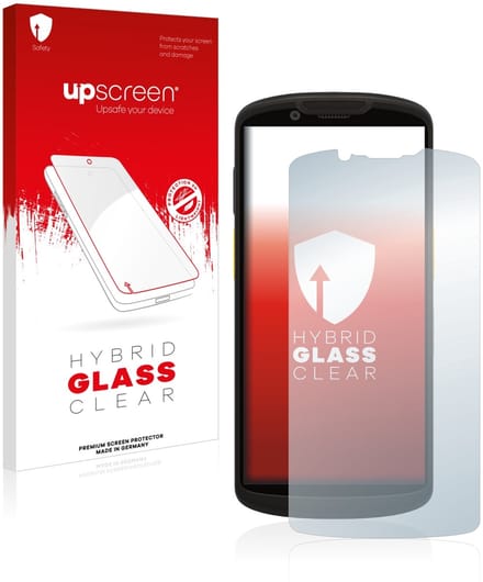 upscreen - Screenprotector voor Zebra TC53 - Folie Beschermfolie Beschermglas transparant