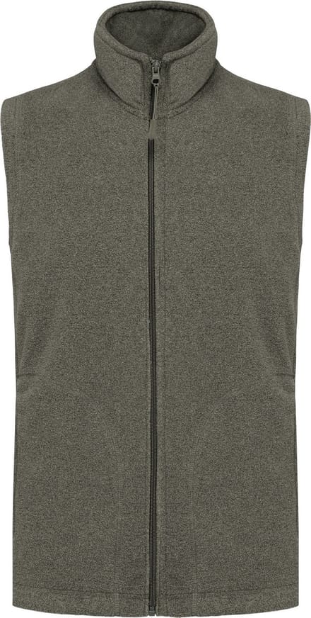 Fleecebodywarmer 'Luca' merk Kariban maat 3XL Green Marble Heather