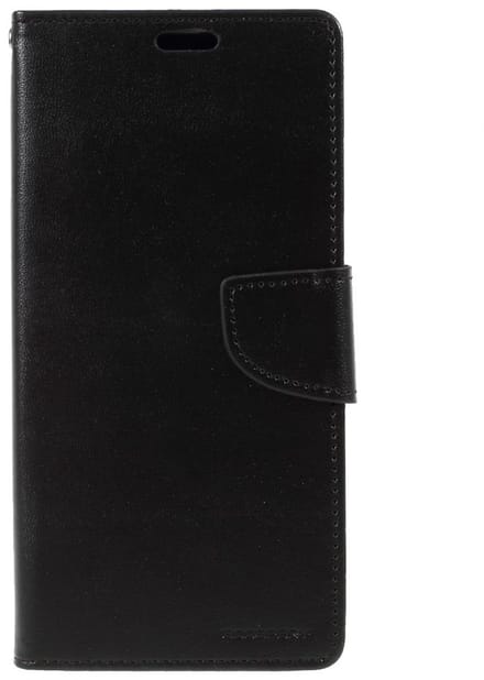 Mercury Goospery Kunstleer Wallet case geschikt voor iPhone XS Max - Zwart