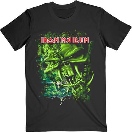 Iron Maiden - Final Frontier Green Heren T-shirt - L - Zwart