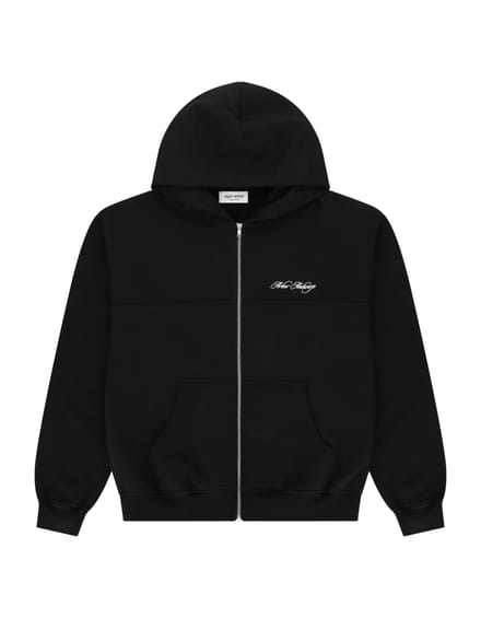 Arbor Antwerp Cursive Vesten Zwart Cursive Hoodie