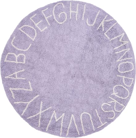 VURGUN - Vloerkleed - Lichtviolet - 120 cm - Katoen