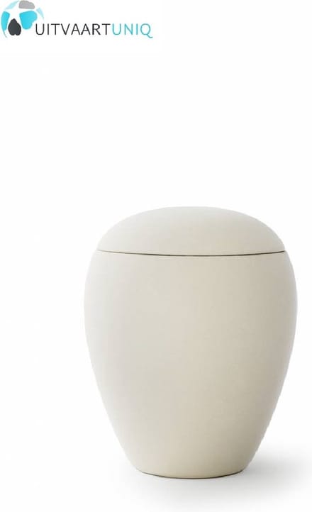 Mini urn creme - keramiek