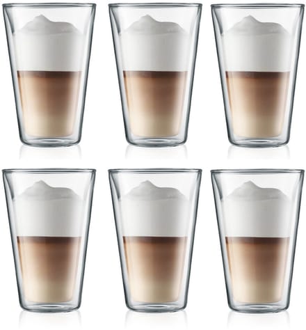 Bodum Canteen Dubbelwandige Glazen Set 0,4L - 6 Stuks