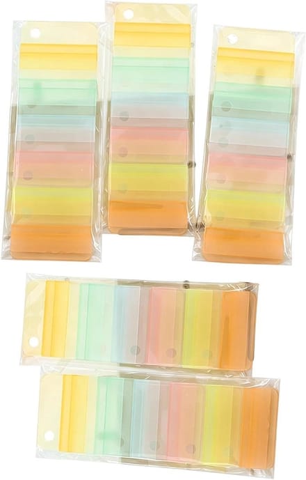 Notitie Tabs - Herbruikbare Markers - Documenten Organiseren - Flexibele Clips - 30 Stuks - Gekleurd