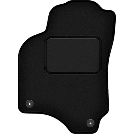 Bestuurdersmat zwart voor: Opel Astra G cabrio, Coupé, bertone (1998-2009)