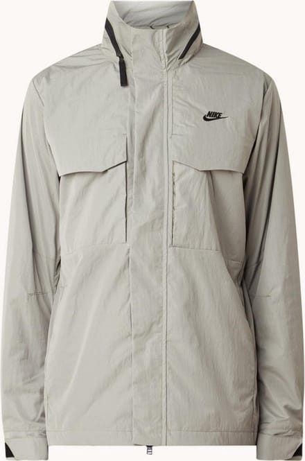 Nike M65 trainingsjack met opbergbare capuchon - Olijfgroen - Maat S