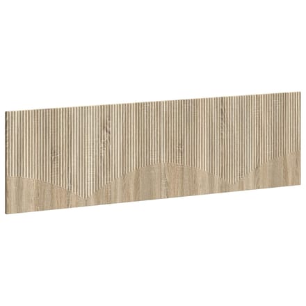 vidaXL - Wandgemonteerd - Hoofdbord - HOORN - Sonoma - Eiken - Bewerkt - hout