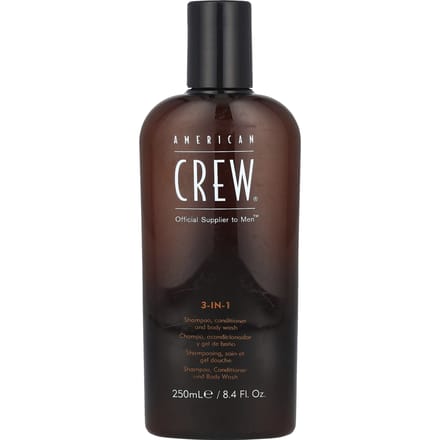 Shampoing, Après-shampoing et Gel douche 3-en-1, 250 ml(8,4 fl oz) black