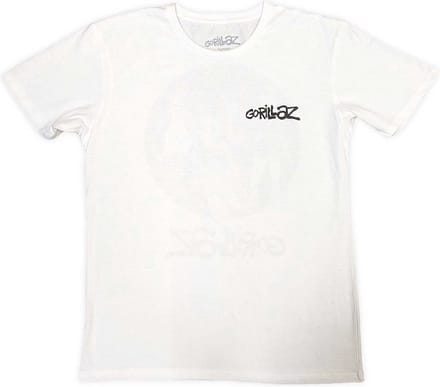 Gorillaz - Song Machine Brush Logo Heren T-shirt - XL - Wit