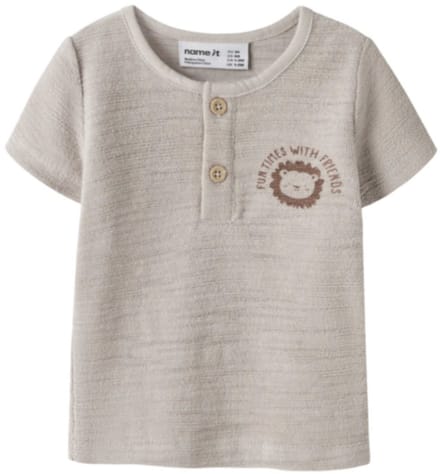 Name It - Shirt - NBMHORIZON - Chateau Gray - Maat 68