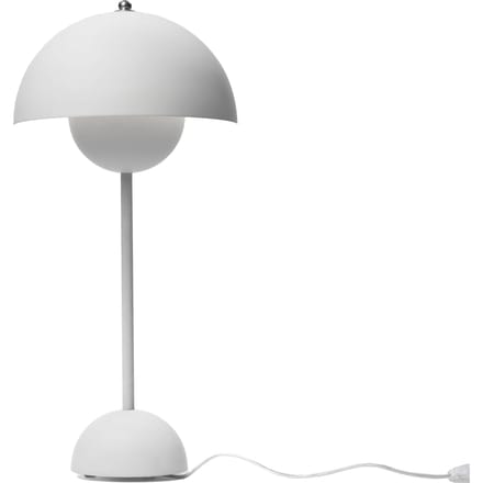 &Tradition Flowerpot VP3 Tafellamp Mat Licht Grijs