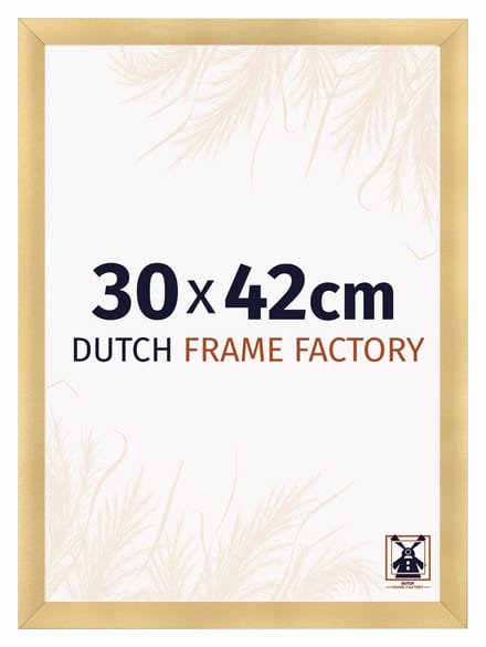 Fotolijst 30x42 cm - MDF - Goud Mat - Praag